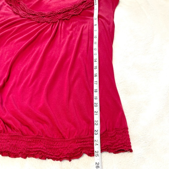 Women’s OUTBACK RED Short Sleeve Scoop Neck Top Size M - Picture 12 of 13